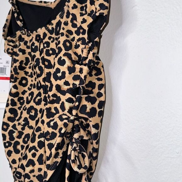 SALT & COVE Juniors Lace-Up-Sides One-Piece Swimsuit Size XS - Picture 12 of 13